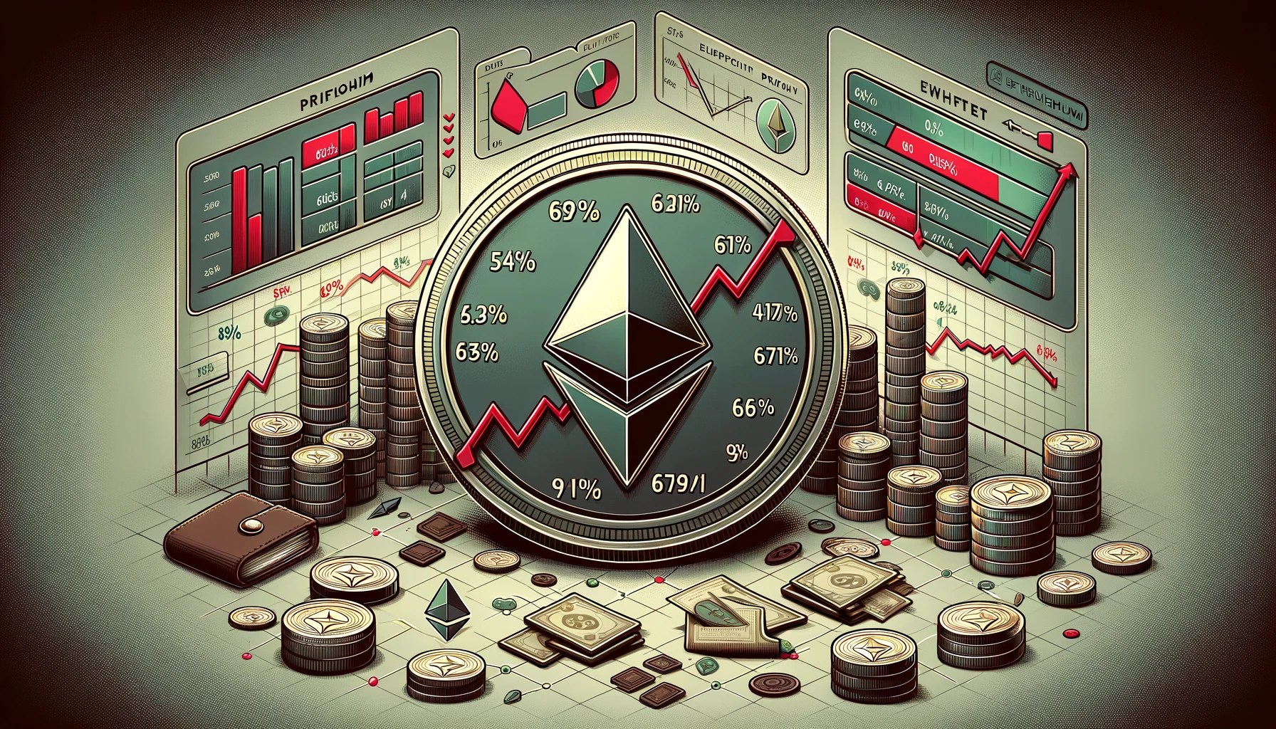 Only 61% Of Ethereum Addresses In Profit Now: How It Compares With Past Bear Markets